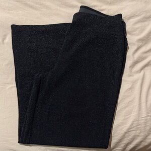 H&M Black Sparkle Boot Cut Pants